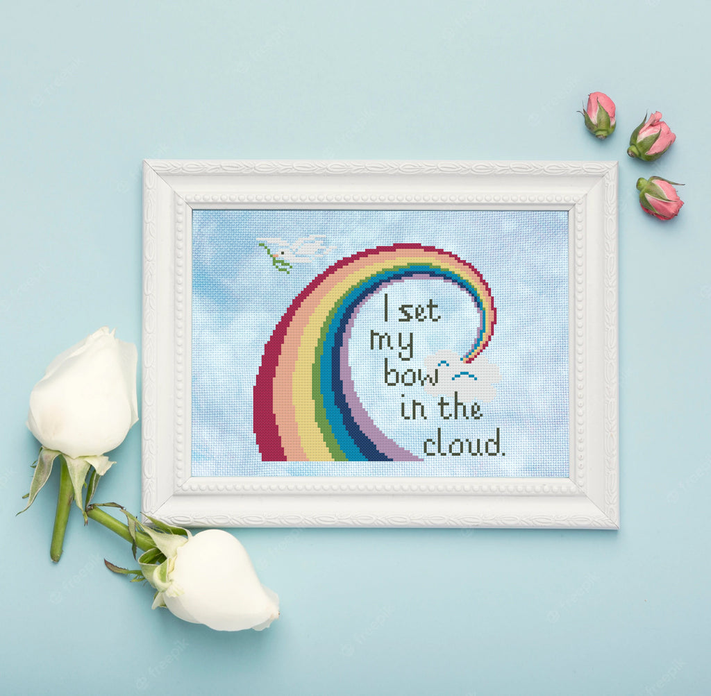 Bow in the Cloud Cross Stitch Kit