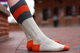 Eutaw Street Socks by Kristen Jancuk