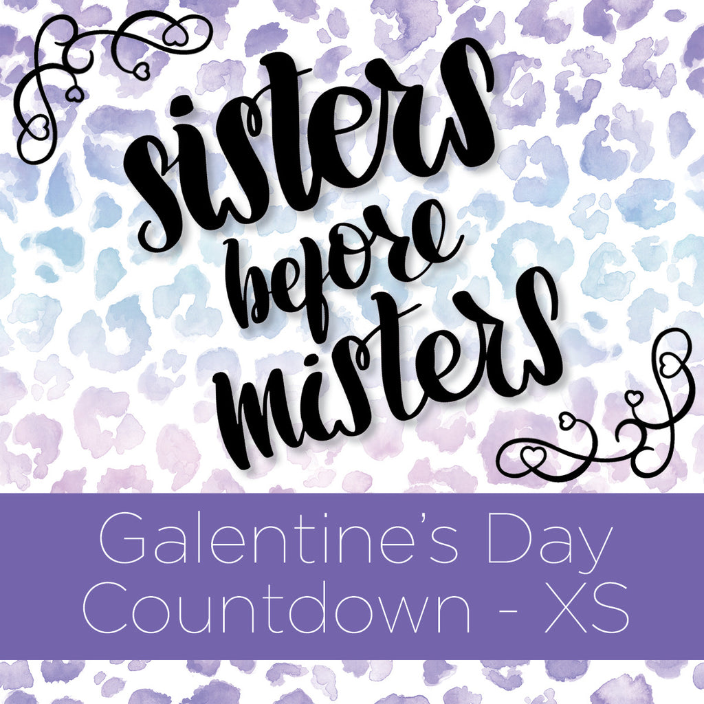 Galentine's Countdown Box - Cross Stitch