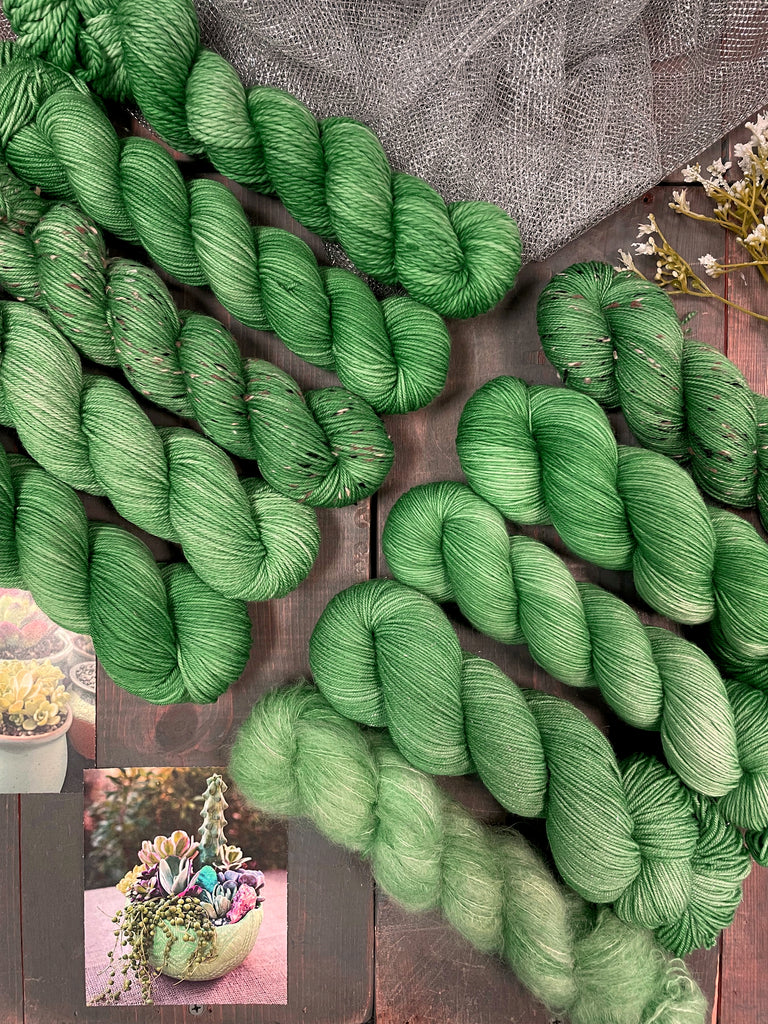 succulent yarn Succulent (Spring Palette) – Forbidden Fiber Co