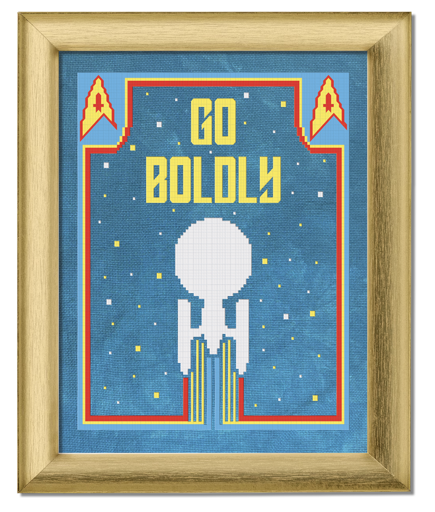 Go Boldly Cross Stitch Kit
