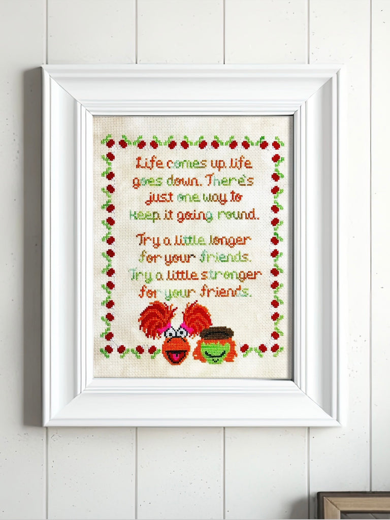 For Your Friends Cross Stitch Pattern