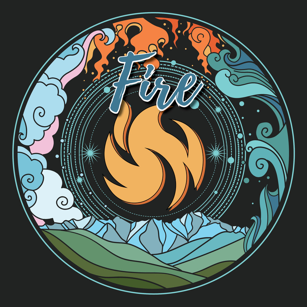 Elemental: Fire Cross Stitch Kit (PRE-ORDER)