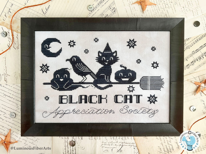 Black Cat Appreciation Society by Luminous Fiber Arts