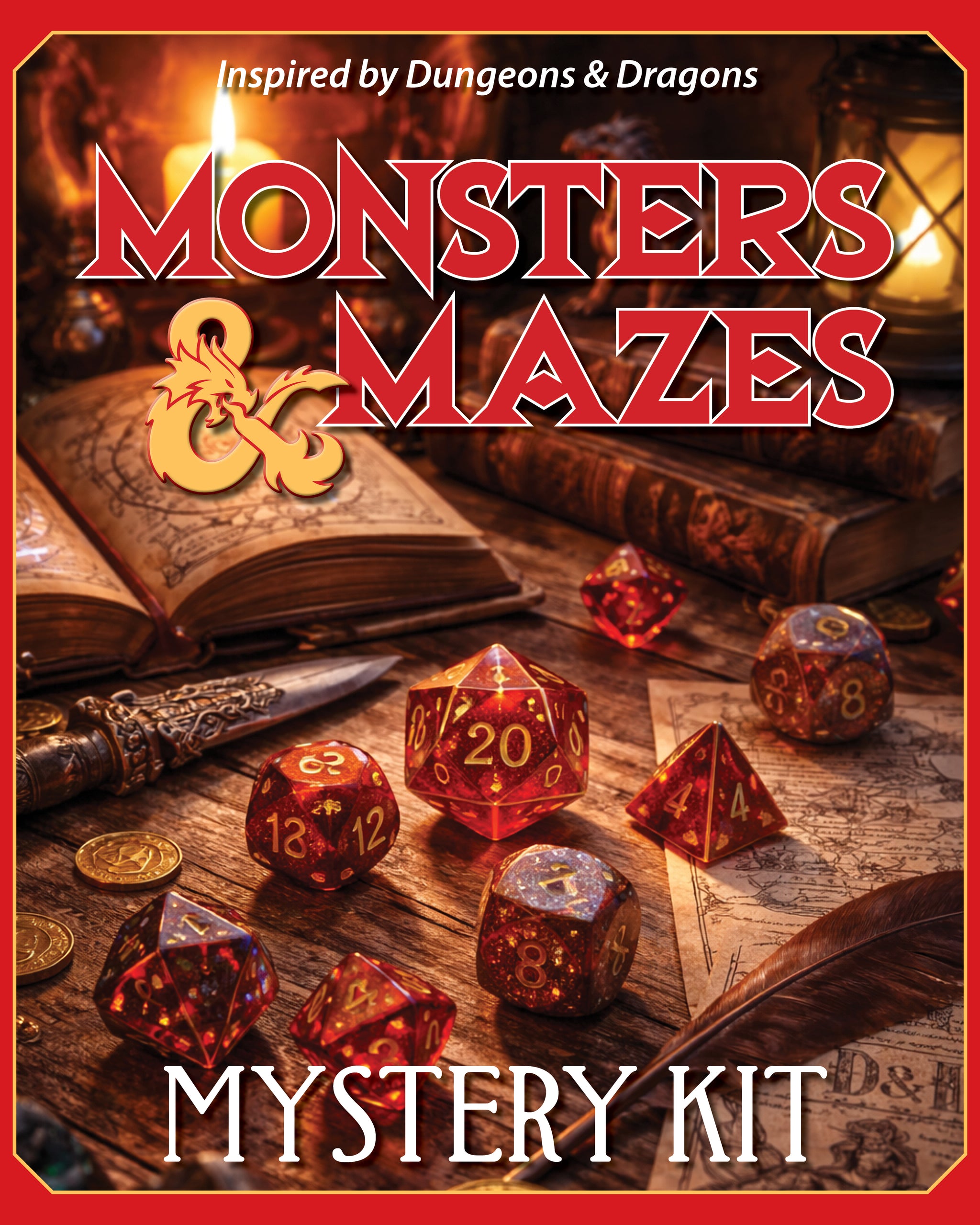 monsters and mazes Monsters & Mazes Mystery CROSS STITCH Kit – Forbidden Fiber Co