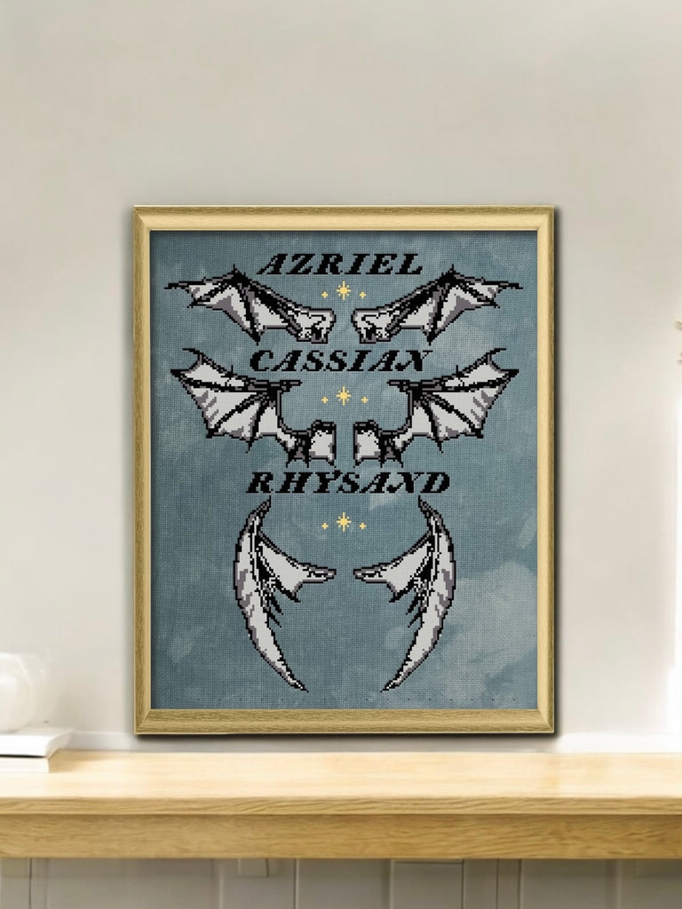 Bat Boys Cross Stitch Pattern