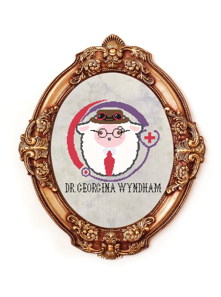 Dr. Georgina Wyndham Cross Stitch Kit