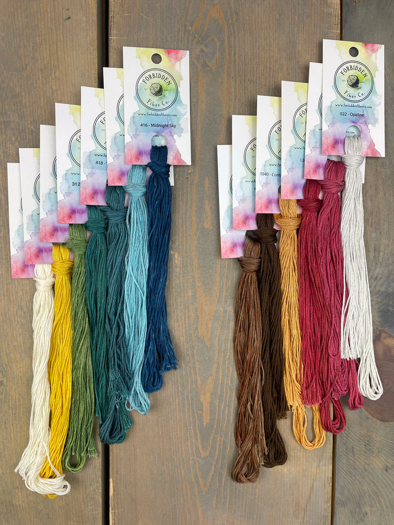 Corn Moon Cross Stitch Thread Pack