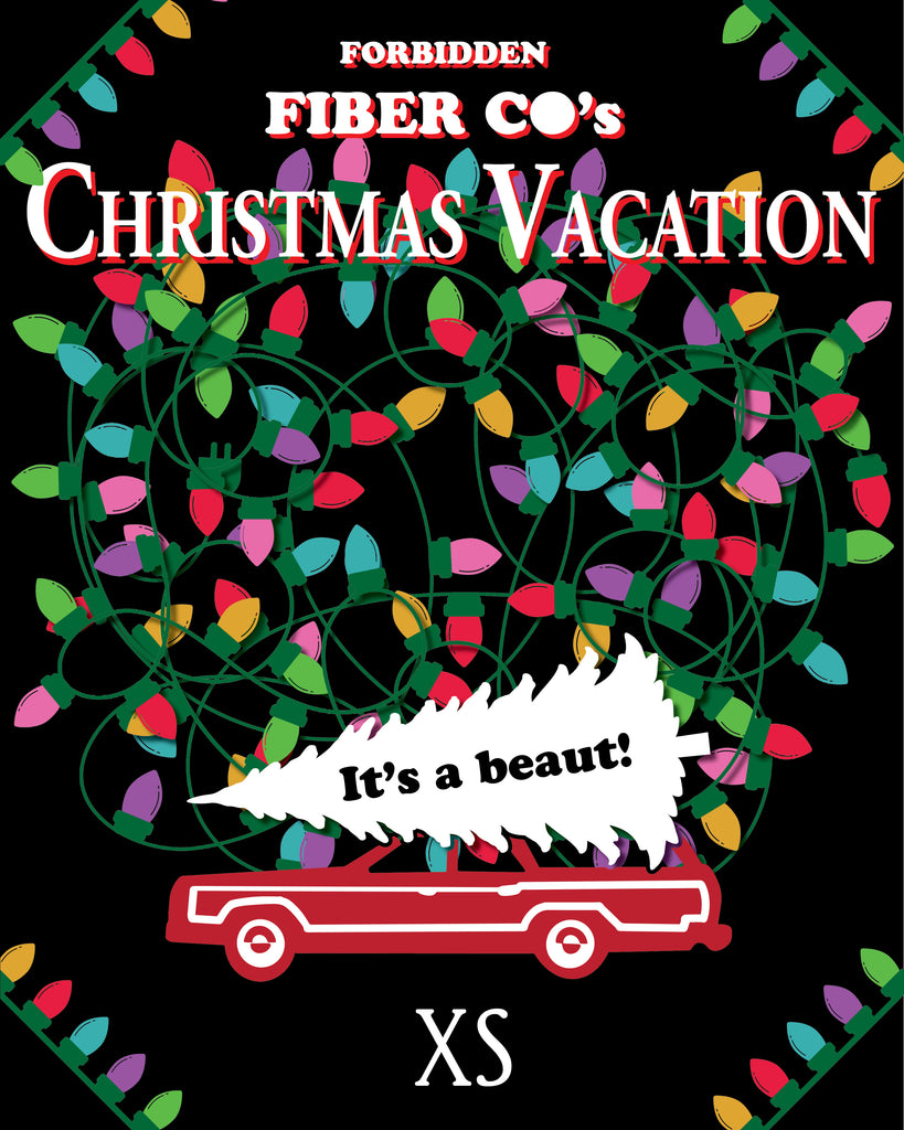 Forbidden Fiber Co’s Christmas Vacation: A CROSS STITCH Box (Ships 12/12)