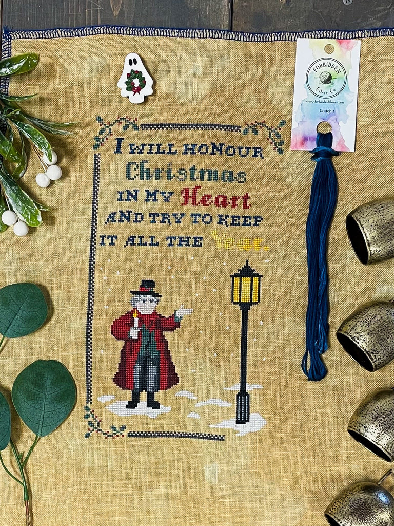 Honour Christmas Cross Stitch Pattern