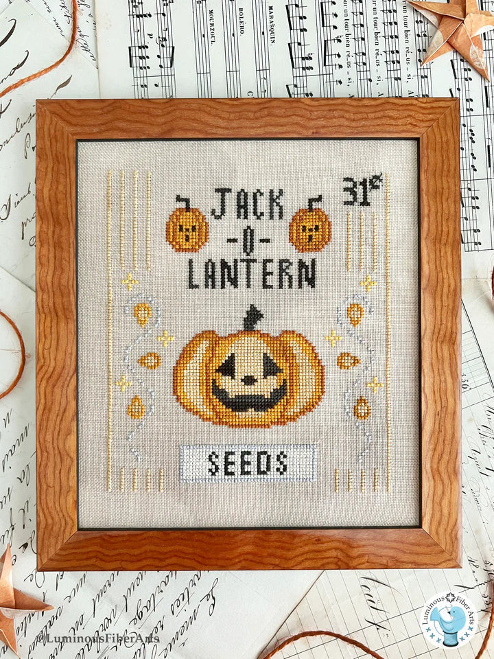 Jack-O-Lantern Seeds by Luminous Fiber Arts