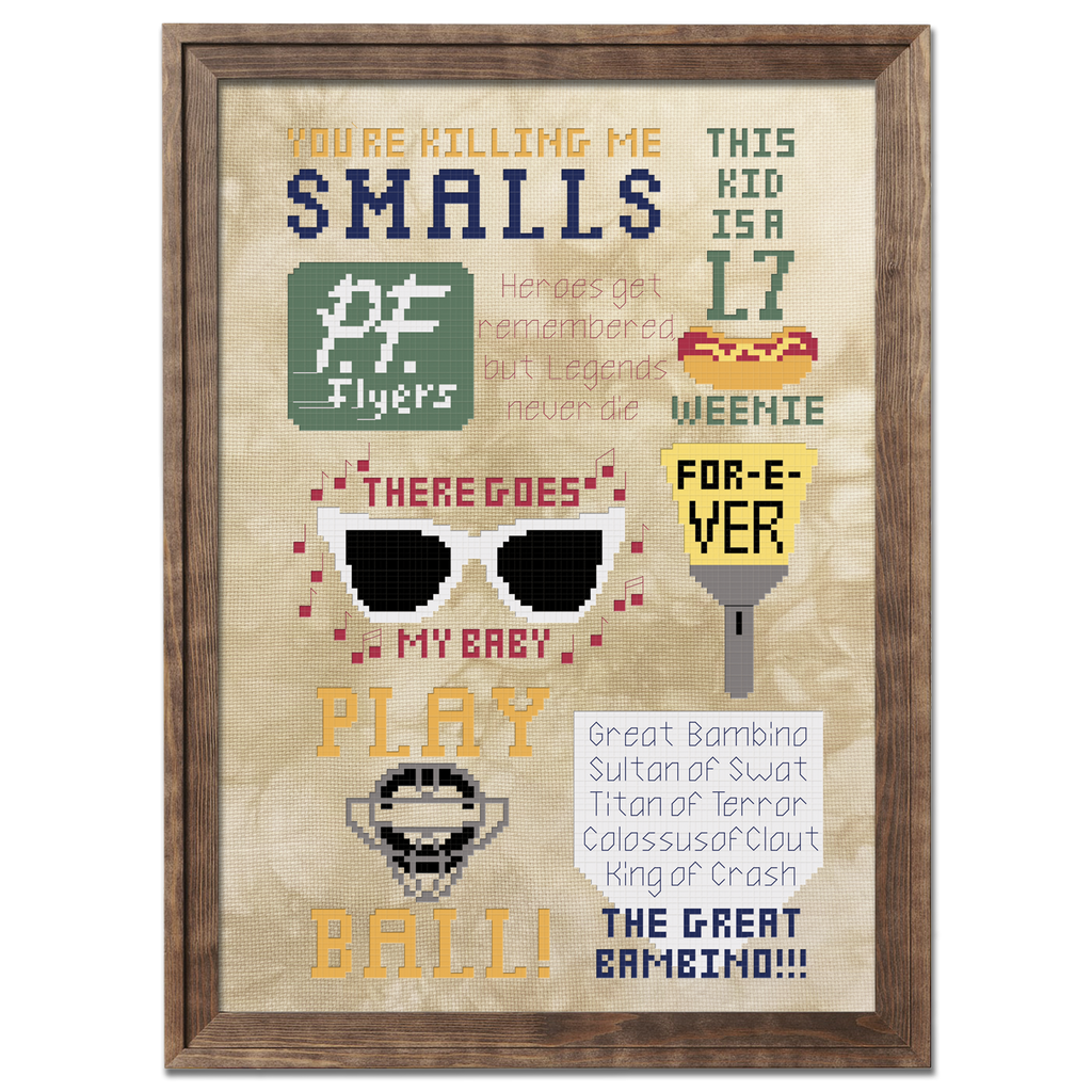 Sandlot Cross Stitch Pattern