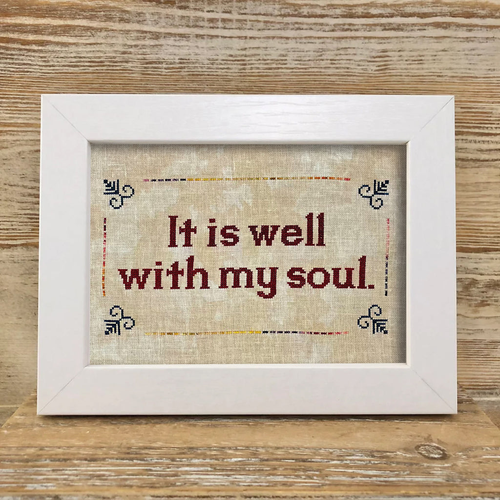 It is Well Cross Stitch Kit