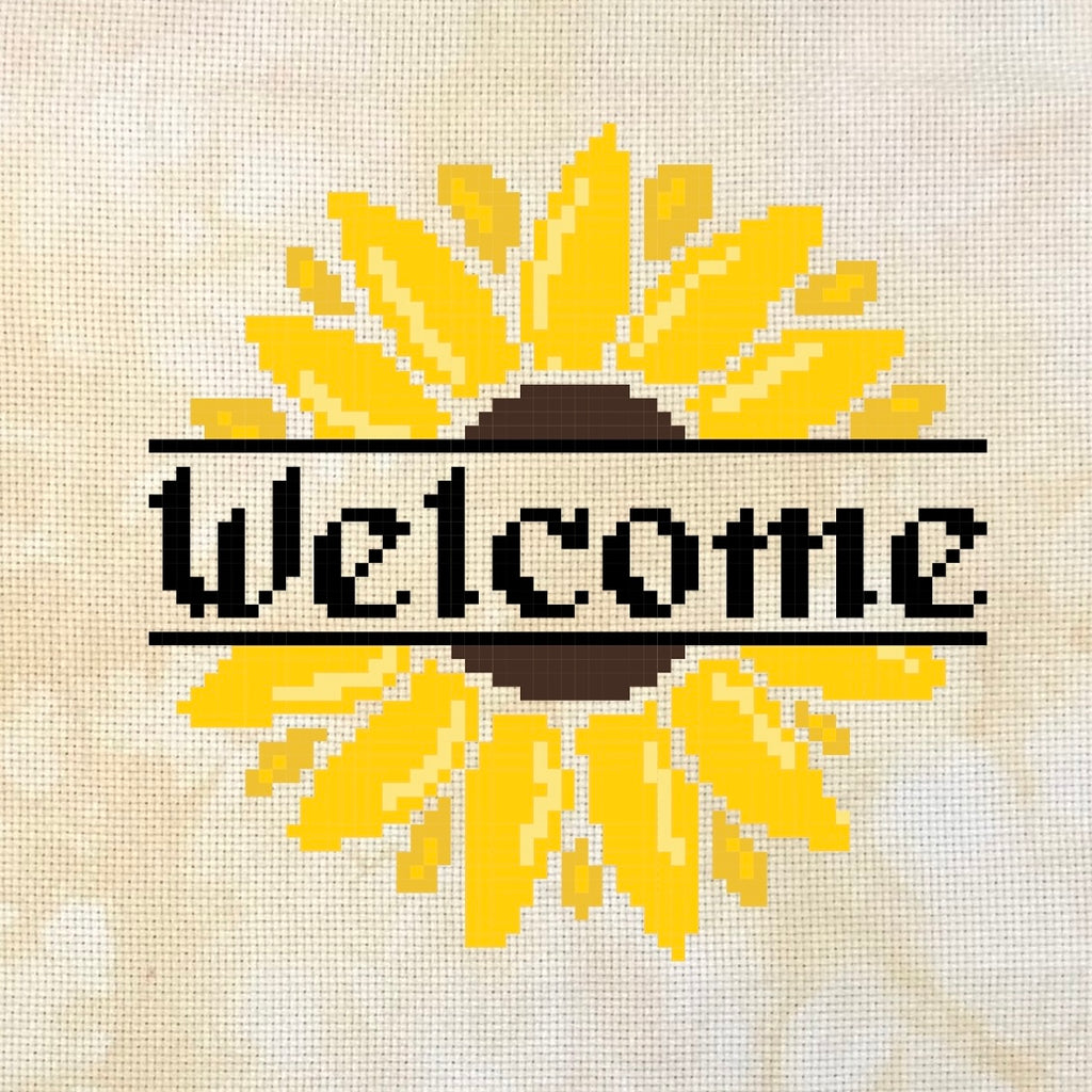 Sunny Welcome Cross Stitch Pattern