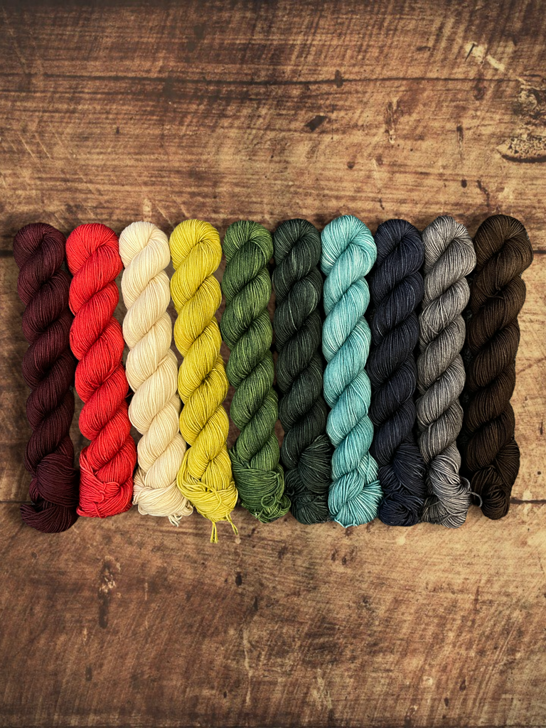 Christmas Holiday Palette Mini Skein Sets