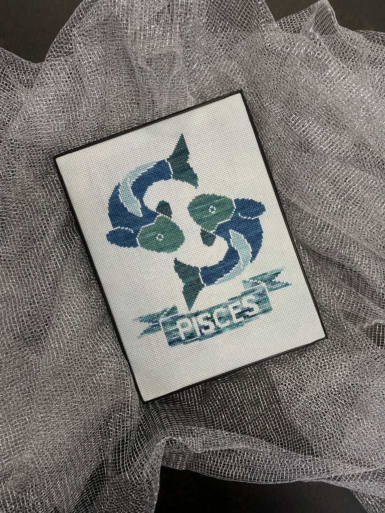 Pisces Cross Stitch Pattern (Zodiac Series)