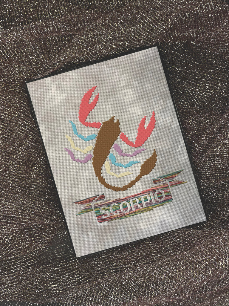 Scorpio Cross Stitch Pattern (Zodiac Series)