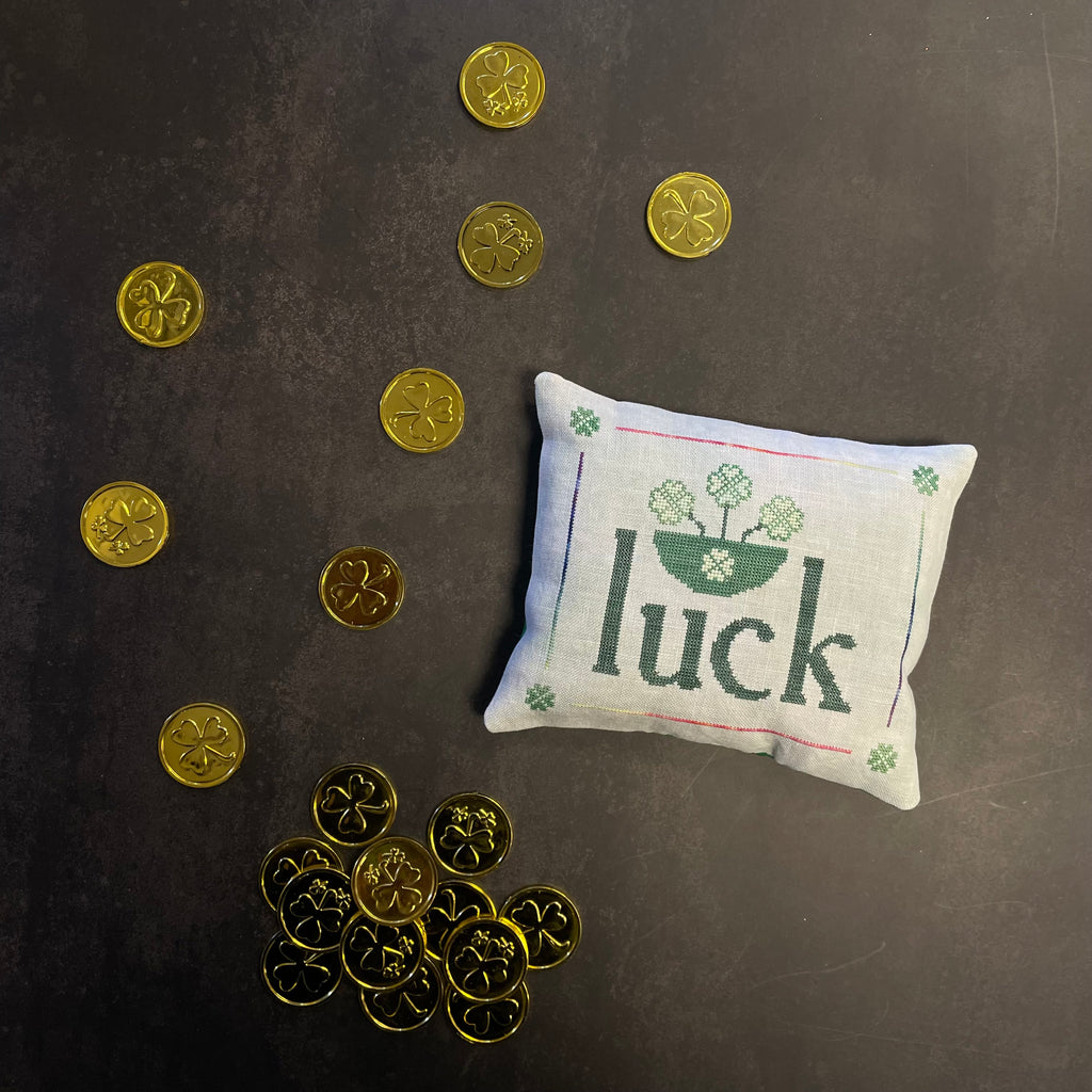 Luck Cross Stitch Pattern (Word Play Series)