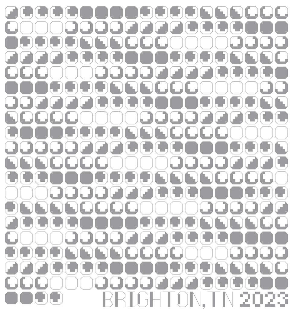 Lunar Climate Chart Cross Stitch Pattern