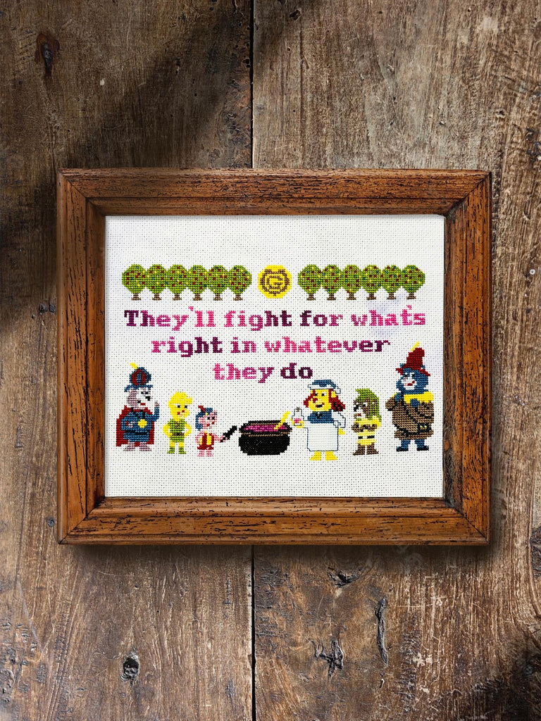 Dashing and Daring Cross Stitch Pattern