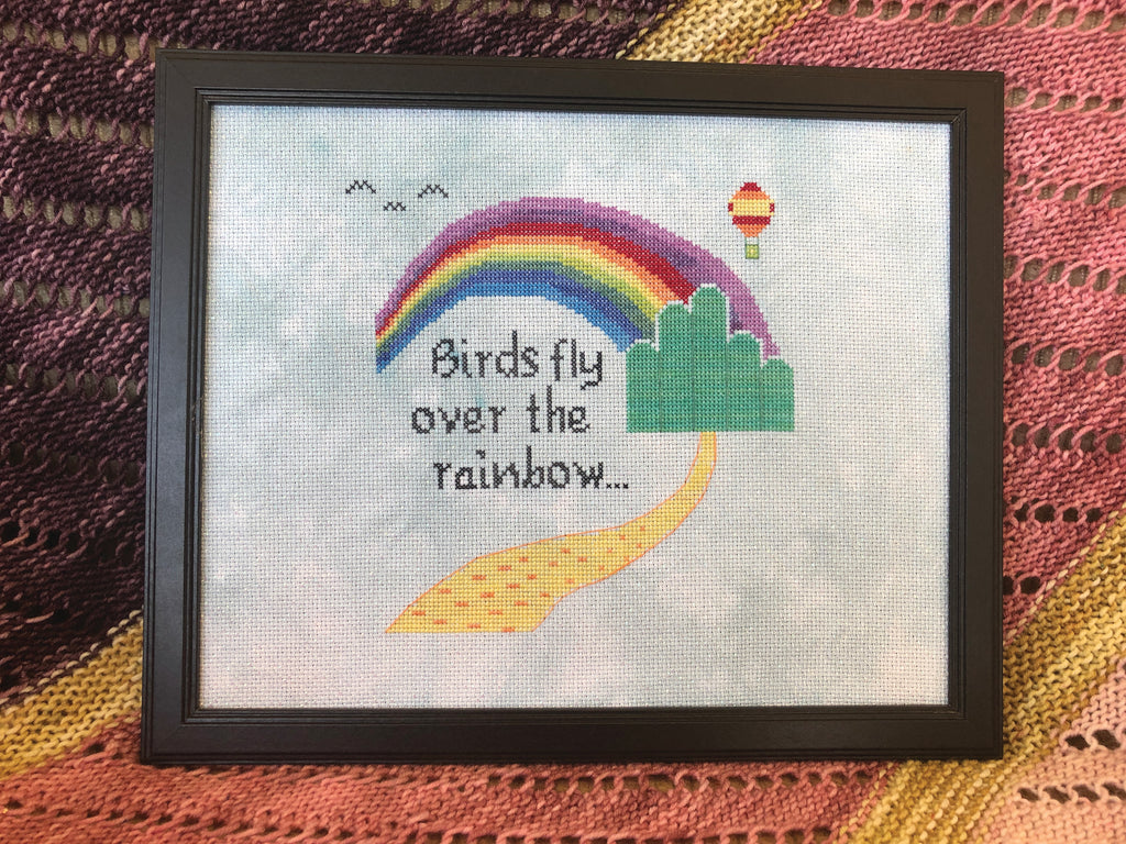 Over the Rainbow Cross Stitch Pattern