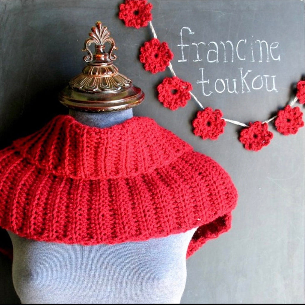 Little Red Riding Cowl by Francine Toukou